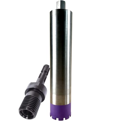 BoDi-TOOLS | Diamantbohrkrone 1 1/4 Zoll Aufnahme, Nutzlänge 400mm, Dosenbohrer für Beton | Ø 162mm & SDS Max Adapter BoDi-TOOLS | Diamantbohrkrone 1 1/4 Zoll Aufnahme, Nutzlänge 400mm, Dosenbohrer für Beton | Ø 162mm & SDS Max Adapter von BoDi-TOOLS