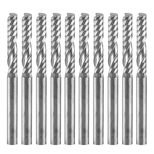 10 Stück 4mm Schaftfräser, Wolframkarbid Spirale Einschneidige Fräser Cnc-Fräser, Zum Schneiden Auf Acryl Pvc Mdf Density Board Holz 10 Stück 4mm Schaftfräser, Wolframkarbid Spirale Einschneidige Fräser Cnc-Fräser, Zum Schneiden Auf Acryl Pvc Mdf Density Board Holz von Boaby