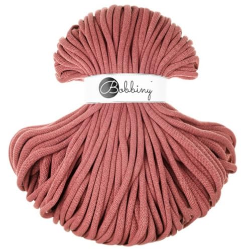 BOBBINY 9mm Jumbo Flechtkordel 1200 g Garn Makramee 50 Farben 100 m, Farbe:Peony BOBBINY 9mm Jumbo Flechtkordel 1200 g Garn Makramee 50 Farben 100 m, Farbe:Peony von Bobbiny