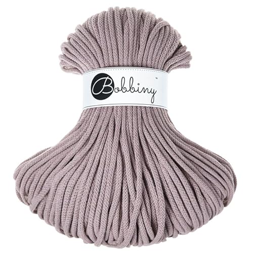 Bobbiny Geflochtene Makramee-Schnur, 5 mm, 100 % recycelte Baumwolle, Perle, 50 m Bobbiny Geflochtene Makramee-Schnur, 5 mm, 100 % recycelte Baumwolle, Perle, 50 m von Bobbiny