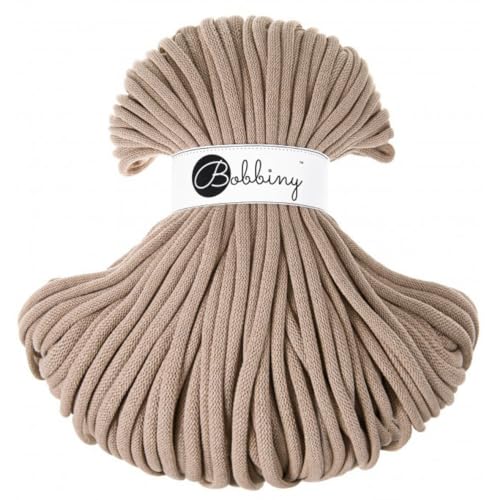 Bobbiny Jumbo 9 mm Rope Garn 100 m (Sand) von Bobbiny