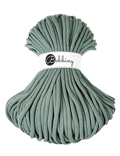 Bobbiny Jumbo 9 mm Rope-Garn 100 m Kordel (Laurel) von Bobbiny
