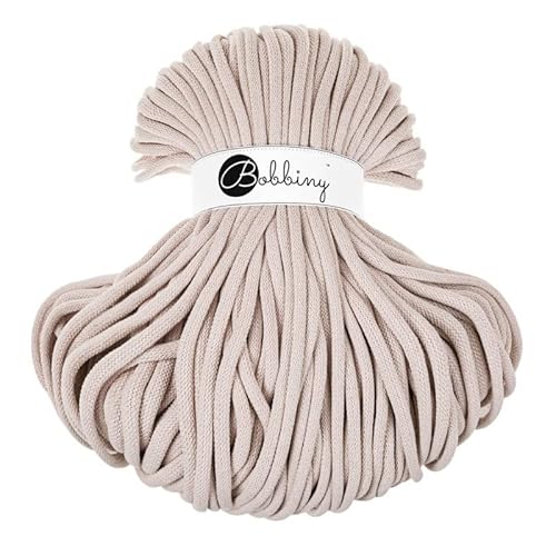 Bobbiny Jumbo 9 mm Rope-Garn 100 m Kordel (Nude) von Bobbiny