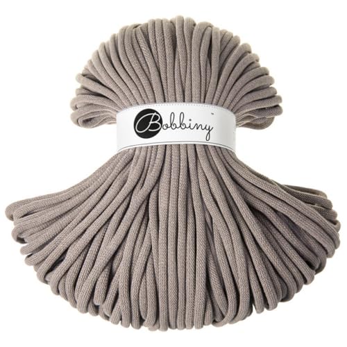 Bobbiny Jumbo Makramee-Schnur, 9 mm, 100 m, Kaffeebraun Bobbiny Jumbo Makramee-Schnur, 9 mm, 100 m, Kaffeebraun von Bobbiny