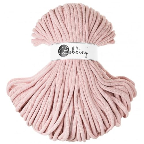 Bobbiny Jumbo Makramee-Schnur, 9 mm, Pastellrosa, 100 m Bobbiny Jumbo Makramee-Schnur, 9 mm, Pastellrosa, 100 m von Bobbiny