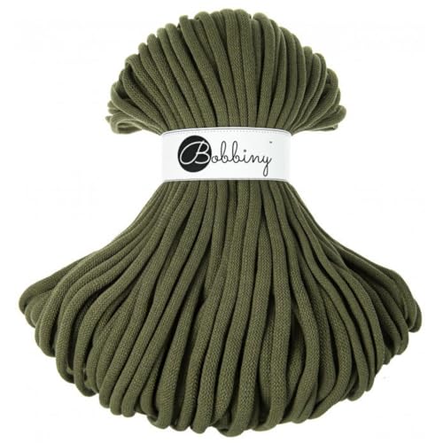 Bobbiny Jumbo-Makramee-Schnur, geflochten, 9 mm, 100 m Bobbiny Jumbo-Makramee-Schnur, geflochten, 9 mm, 100 m von Bobbiny