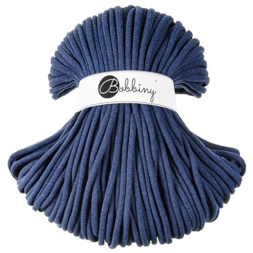 Bobbiny Jumbo-Makramee-Schnur, geflochten, 9 mm, 100 m Bobbiny Jumbo-Makramee-Schnur, geflochten, 9 mm, 100 m von Bobbiny