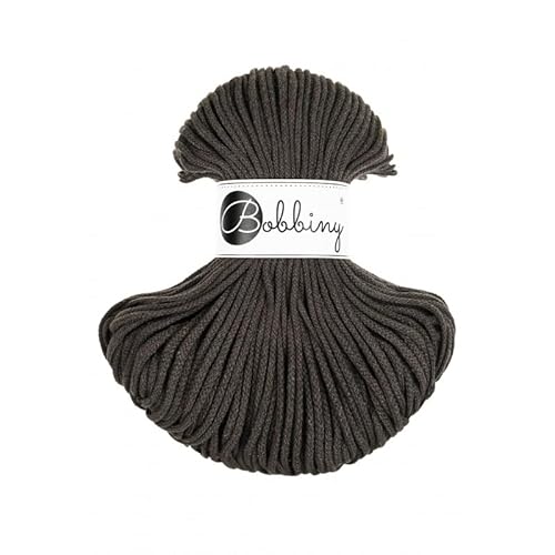 Bobbiny Junior 3 mm - Rope-Garn 100 m (Espresso) von Bobbiny