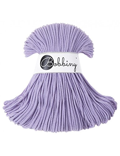 Bobbiny Junior 3 mm - Rope-Garn 100 m (Lavender) von Bobbiny