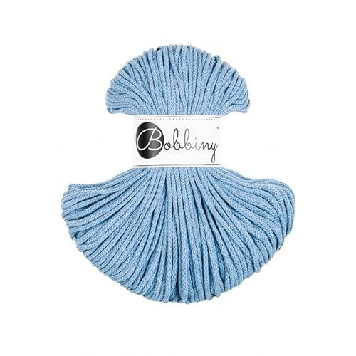 Bobbiny Junior 3 mm - Rope-Garn 100 m (Perfect Blue) von Bobbiny