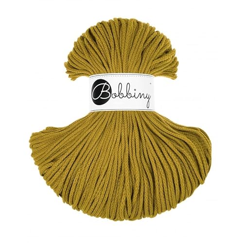 Bobbiny Junior 3 mm - Rope-Garn 100 m (Spicy Yellow), (BOBJUN) von Bobbiny