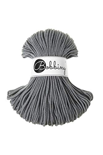 Bobbiny Junior 3 mm - Rope-Garn 100 m (Steel) von Bobbiny