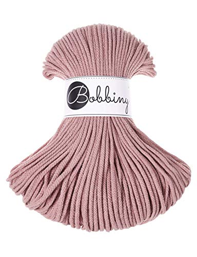 Bobbiny Junior 3 mm - Rope-Garn 100 m … (Blush) von Bobbiny
