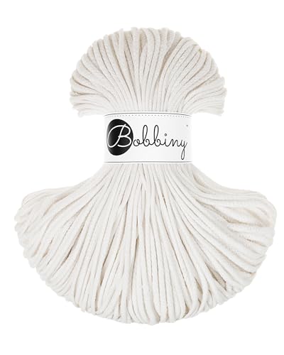 Bobbiny Junior Makramee-Schnur, geflochten, 3 mm, 100 m Bobbiny Junior Makramee-Schnur, geflochten, 3 mm, 100 m von Bobbiny