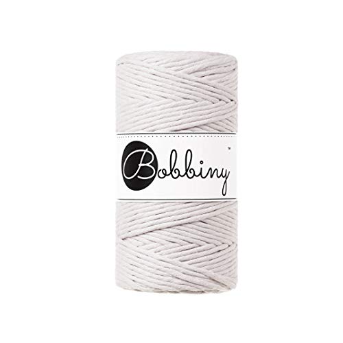 Bobbiny Makramee Kordel 3mm - 100m - Mondlicht von Bobbiny