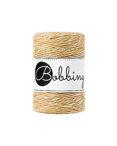 Bobbiny Makramee Kordel Single dick 1,5mm (Sonnenblume) 100m - Sommer Edition 2021 von Bobbiny