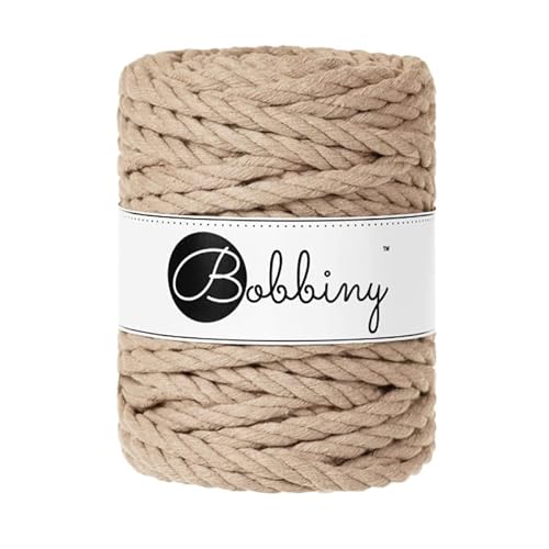 Bobbiny Makramee-Schnur, 3-lagig, 9 mm, sandfarben, 30 m Bobbiny Makramee-Schnur, 3-lagig, 9 mm, sandfarben, 30 m von Bobbiny