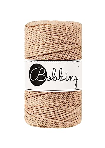 Bobbiny Makramee-Schnur, 3 mm, 3-lagig, 100 m von Bobbiny