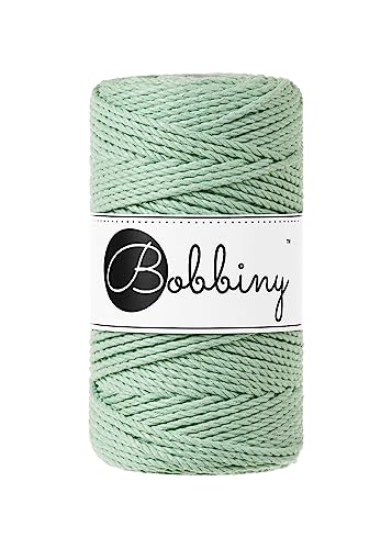 Bobbiny Makramee-Schnur, 3 mm, 3-lagig, Aloe, 100 m von Bobbiny