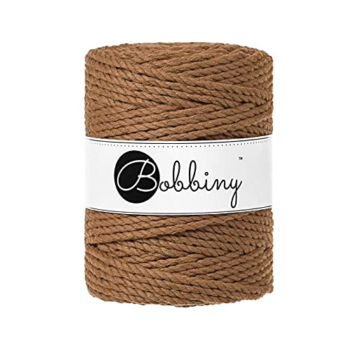Bobbiny Makramee-Schnur, 5 mm, 3-lagig, Karamell, 100 m Bobbiny Makramee-Schnur, 5 mm, 3-lagig, Karamell, 100 m von Bobbiny