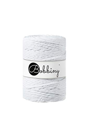 Bobbiny Makramee-Schnur, XXL, 5 mm, 100 m, Weiß Bobbiny Makramee-Schnur, XXL, 5 mm, 100 m, Weiß von Bobbiny