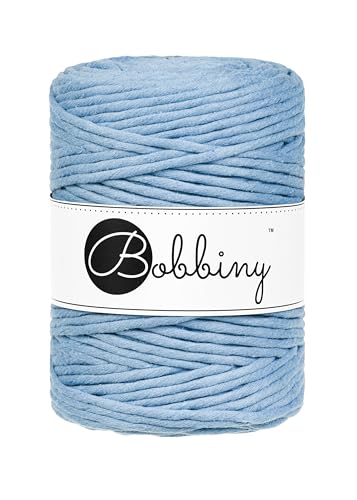 Bobbiny Makramee-Schnur, XXL, 5 mm, einlagig, 100 m, Farbe:Perfect Blue von Bobbiny