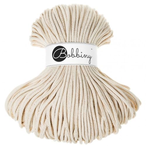 Bobbiny Makramee-Flechtkordel, 5 mm, 100 m, Gold-Natur Bobbiny Makramee-Flechtkordel, 5 mm, 100 m, Gold-Natur von Bobbiny