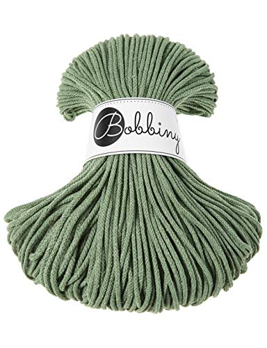 Bobbiny Oeko-Tex Kordel 3 mm x 100 Meter für Makramee und Handwerk in Eukalyptusgrün Bobbiny Oeko-Tex Kordel 3 mm x 100 Meter für Makramee und Handwerk in Eukalyptusgrün von Bobbiny