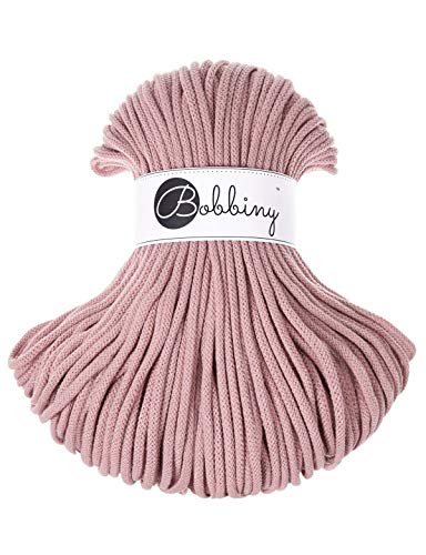 Bobbiny Oeko-Tex Kordel 5mm x 100 Meter für Makramee und Basteln Blush Bobbiny Oeko-Tex Kordel 5mm x 100 Meter für Makramee und Basteln Blush von Bobbiny