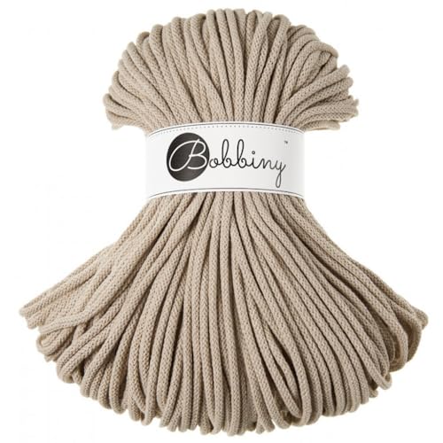 Bobbiny Makramee-Flechtkordel, 5 mm, 100 m, Beige Bobbiny Makramee-Flechtkordel, 5 mm, 100 m, Beige von Bobbiny