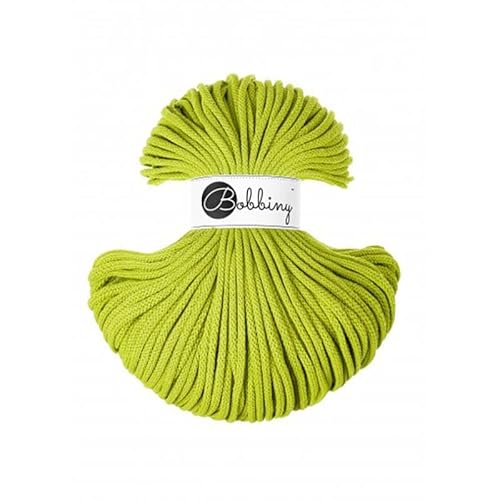 Bobbiny Premium Baumwollgarn 5mm 100m Dopamine Lime Bobbiny Premium Baumwollgarn 5mm 100m Dopamine Lime von Bobbiny