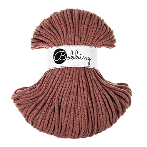 Bobbiny Premium Cords 5 mm - Rope-Garn 100 m 100% Baumwolle (Sunset) von Bobbiny