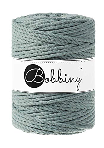 Bobbiny XXL 5 mm 3-lagige Makramee-Schnur (Lorbeer) 100 m von Bobbiny