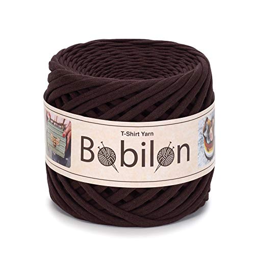 Hochwertiges Textilgarn aus Baumwolle – Gleichmäßige Fadenstärke & leicht – Perfekt für Häkeln, Stricken, Makramee, Taschen, Körbe & Teppiche – 9-11 mm Hot Chocolate Hochwertiges Textilgarn aus Baumwolle – Gleichmäßige Fadenstärke & leicht – Perfekt für Häkeln, Stricken, Makramee, Taschen, Körbe & Teppiche – 9-11 mm Hot Chocolate von Bobilon