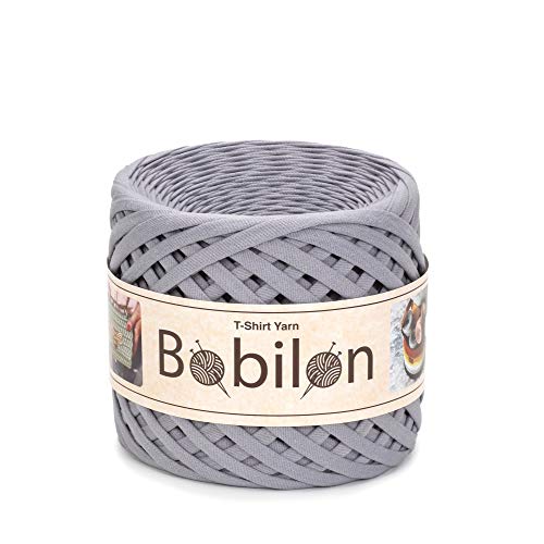 T-Shirt-Garn Fettuccini Zpagetti Ball - 3-5 mm zum Häkeln Stricken - Bio-Baumwolle - Makramee-T-Garn - Recycelbares Stoffgarn - Space Grey T-Shirt-Garn Fettuccini Zpagetti Ball - 3-5 mm zum Häkeln Stricken - Bio-Baumwolle - Makramee-T-Garn - Recycelbares Stoffgarn - Space Grey von Bobilon