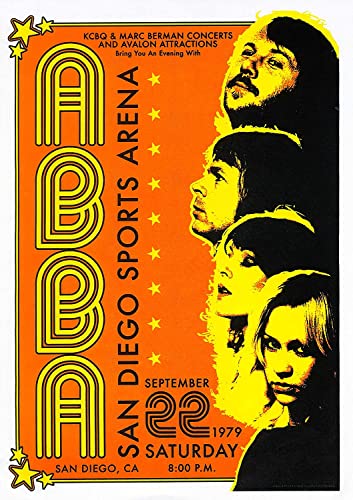Abba Classic A4 Vintage Band Rock Blues Alternatives Konzert-Musikposter auf 280 g/m² Fotopapier Abba Classic A4 Vintage Band Rock Blues Alternatives Konzert-Musikposter auf 280 g/m² Fotopapier von Boblet Posters