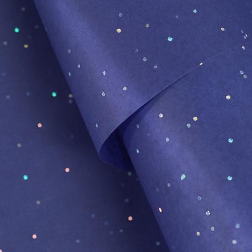 Bobobag 50 Blatt blaues Seidenpapier, 50 x 71 cm, blaues Glitzer-Seidenpapier, Großpackung für Geschenktüten, Hochzeit, Geburtstag, Duschen, Kunst, Handwerk, Party-Dekoration Bobobag 50 Blatt blaues Seidenpapier, 50 x 71 cm, blaues Glitzer-Seidenpapier, Großpackung für Geschenktüten, Hochzeit, Geburtstag, Duschen, Kunst, Handwerk, Party-Dekoration von Bobobag