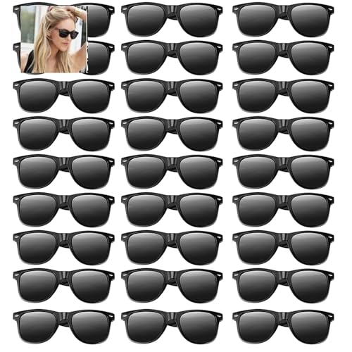 15 Stück Sonnenbrille Party, Sonnenbrillen Set, Partybrillen, Set Vintage Sonnenbrillen Party, Beach Sonnenbrillen, Retro Schwarz Sonnenbrillen Strand Hochzeit für Herren und Damen (15) von Boboeitody