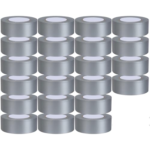 24 Rollen Grau Panzertape Extra Stark, 2inch X 720 Yards Klebeband Schwer Pflicht, Stark Kein Rückstand Allwetter Duct Tape, Reißen von Hand, Multi-Use für Innen- und Außenreparaturen, Industrie 24 Rollen Grau Panzertape Extra Stark, 2inch X 720 Yards Klebeband Schwer Pflicht, Stark Kein Rückstand Allwetter Duct Tape, Reißen von Hand, Multi-Use für Innen- und Außenreparaturen, Industrie von Boboeitody