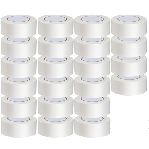 24 Rollen Weiß Panzertape Extra Stark, 2inch X 720 Yards Klebeband Schwer Pflicht, Stark Kein Rückstand Allwetter Duct Tape, Reißen von Hand, Multi-Use für Innen- und Außenreparaturen, Industrie 24 Rollen Weiß Panzertape Extra Stark, 2inch X 720 Yards Klebeband Schwer Pflicht, Stark Kein Rückstand Allwetter Duct Tape, Reißen von Hand, Multi-Use für Innen- und Außenreparaturen, Industrie von Boboeitody