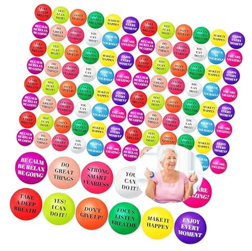 50 Stück Stressball ,5CM Motivierende Anti Stress bälle Lustige Quetschball Squeeze Bälle Spielzeugball zur Linderung von Angst und Wut als Geschenk Mitgebsel Kindergeburtstag,Kinderund Erwachsene 50 Stück Stressball ,5CM Motivierende Anti Stress bälle Lustige Quetschball Squeeze Bälle Spielzeugball zur Linderung von Angst und Wut als Geschenk Mitgebsel Kindergeburtstag,Kinderund Erwachsene von Boboeitody