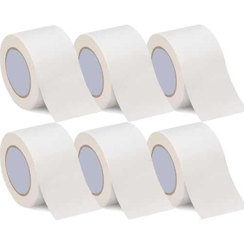 6 Rollen Weiß Gaffer-Klebeband Schwer Zoll Gaffer Band,75mm x30m, Professionelle Grade Gaffers Tape, Nicht reflektierendes No Residue Gaff Band Hand Riss Selbstklebendes Gaffing Tape, Mehr Zwecke 6 Rollen Weiß Gaffer-Klebeband Schwer Zoll Gaffer Band,75mm x30m, Professionelle Grade Gaffers Tape, Nicht reflektierendes No Residue Gaff Band Hand Riss Selbstklebendes Gaffing Tape, Mehr Zwecke von Boboeitody