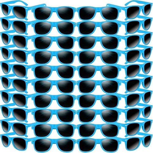 60 Stück Sonnenbrillen Bulk Beach Party Sonnenbrillen Kinder 6+ Jahren Unisex Erwachsener Retro Klassisch Partybrillen Goody Bag Fillers für Geburtstagsfeier Pool Hochzeitsfeier Geschenktütenfüller von Boboeitody