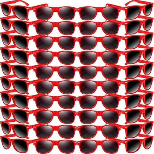 60 Stück Sonnenbrillen Bulk Beach Party Sonnenbrillen Kinder 6+ Jahren Unisex Erwachsener Retro Klassisch Partybrillen Goody Bag Fillers für Geburtstagsfeier Pool Hochzeitsfeier Geschenktütenfüller von Boboeitody