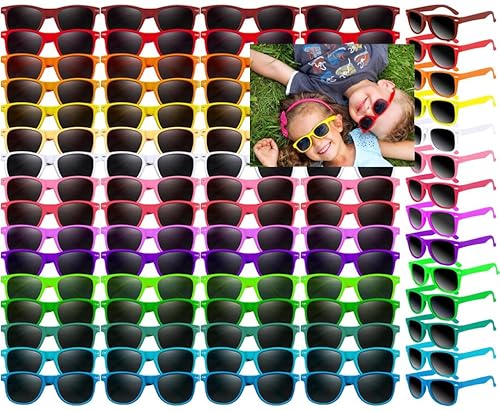 Boboeitody 14 Stk Kinder Sonnenbrille, Neon-Sonnenbrille in Großpackung Party Bag Fillers für Kinder Party Sonnenbrillen Große Geschenke für Geburtstag Abschlussfeier Party Zubehör-14 Farbstile Boboeitody 14 Stk Kinder Sonnenbrille, Neon-Sonnenbrille in Großpackung Party Bag Fillers für Kinder Party Sonnenbrillen Große Geschenke für Geburtstag Abschlussfeier Party Zubehör-14 Farbstile von Boboeitody