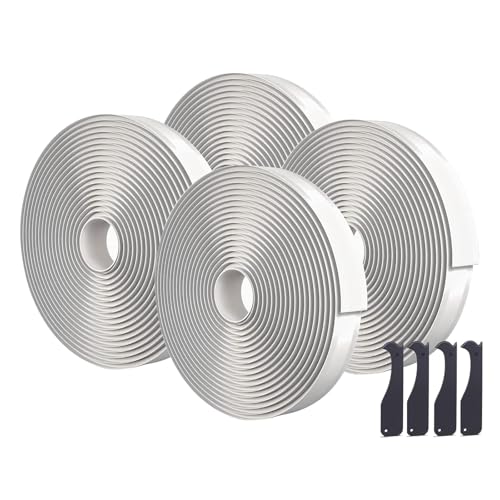 Boboeitody 4 Rollen Butyl Klebeband | 3mm Dick Dichtband selbstklebend | Wasserdichtes Klebeband | Reparatur-klebeband | Grau| 2cm x 10m (Grau, 2cm x 10m x 3mm) von Boboeitody
