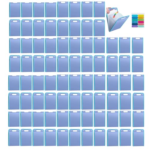 FäChermappe A4 13 FäCher, Dokumentenmappe A4,Sammelmappe mit Registerregistern,Schulbedarf,Document Organizer,zum Speichern von Informationen,Akten,BüRo,Document Organizer Travel (50, Blue) von Boboeitody