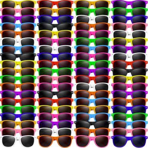 Kinder Sonnenbrille,Partygeschenke, 96 Stück Neon Jungen Mädchen Kindersonnenbrille im Alter von 3-15 Jahre Mit UV 400 Schutz Für Goody Bag Füller Sommer Strand Pool Geburtstagsparty Zubehör Kinder Sonnenbrille,Partygeschenke, 96 Stück Neon Jungen Mädchen Kindersonnenbrille im Alter von 3-15 Jahre Mit UV 400 Schutz Für Goody Bag Füller Sommer Strand Pool Geburtstagsparty Zubehör von Boboeitody