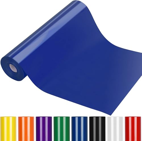Plotterfolie Textil,31cm x 1524cm Blau Flexfolie Plotter Textil für Cricut und Silhouette Cameo,Textilfolie Plotter zum Aufbügeln für DIY T-Shirt, Stoff Einfach zu schneiden Plotterfolie Textil,31cm x 1524cm Blau Flexfolie Plotter Textil für Cricut und Silhouette Cameo,Textilfolie Plotter zum Aufbügeln für DIY T-Shirt, Stoff Einfach zu schneiden von Boboeitody