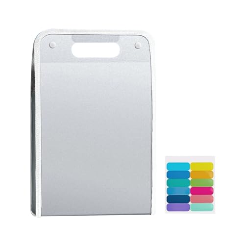 Sac Fourre-tout De Fichier - A4 Case De Stockage De Documents,Dossier De Grille Organisateur De Dossiers D'accordéon De13 Sections Les Fournitures D'étude, Le Tradier De Voyage Sac (1, white) von Boboeitody